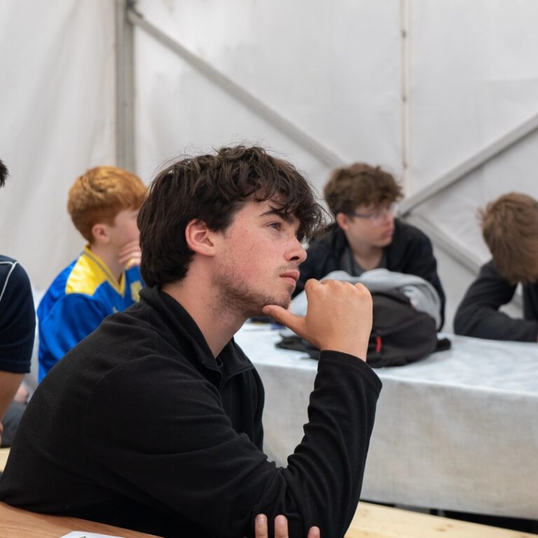 students in class